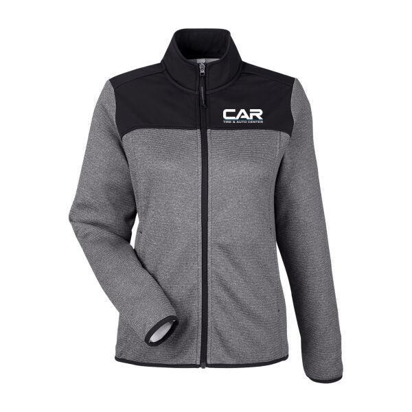CAR - Women's Venture Heathered Stripe Hybrid Jacket Thumbnail