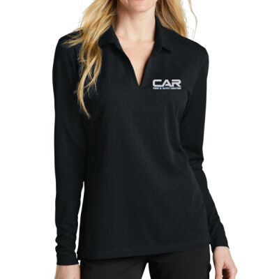 CAR - EMB - Women's Nike Dri-FIT Micro Pique 2.0 Long Sleeve Polo Thumbnail