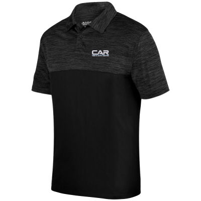 CAR - EMB - Unisex Shadow Tonal Heather Polo Thumbnail