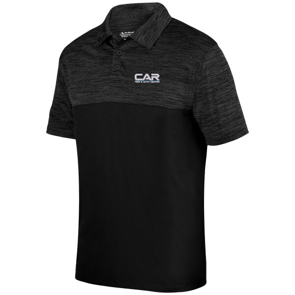 CAR - EMB - Unisex Shadow Tonal Heather Polo Thumbnail