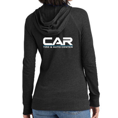 CAR - EMB - Women's New Era® Sueded Cotton Blend Full-Zip Hoodie Thumbnail
