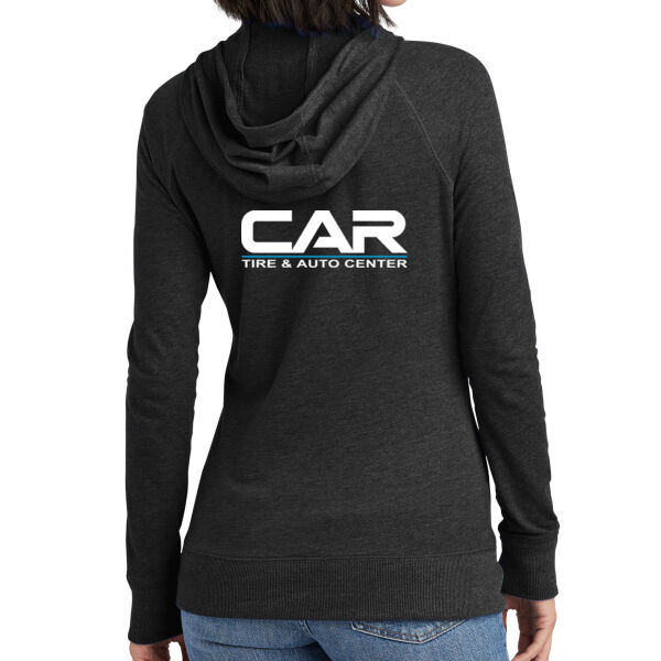CAR - EMB - Women's New Era® Sueded Cotton Blend Full-Zip Hoodie Thumbnail
