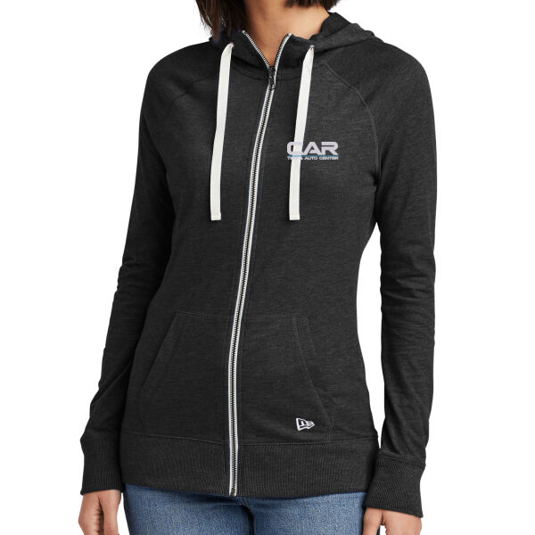 CAR - EMB - Women's New Era® Sueded Cotton Blend Full-Zip Hoodie Thumbnail