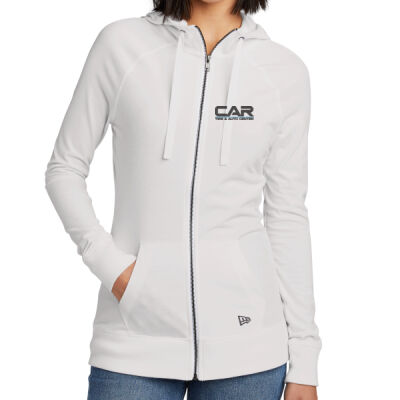 CAR - EMB - Women's New Era® Sueded Cotton Blend Full-Zip Hoodie Thumbnail