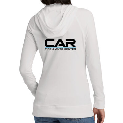CAR - EMB - Women's New Era® Sueded Cotton Blend Full-Zip Hoodie Thumbnail