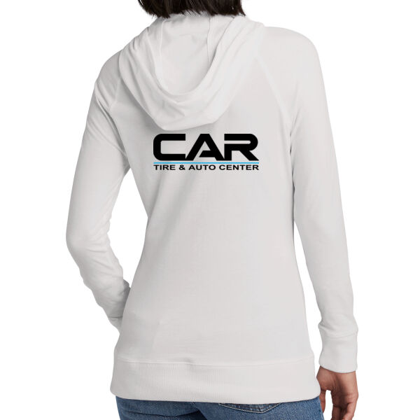 CAR - EMB - Women's New Era® Sueded Cotton Blend Full-Zip Hoodie Thumbnail